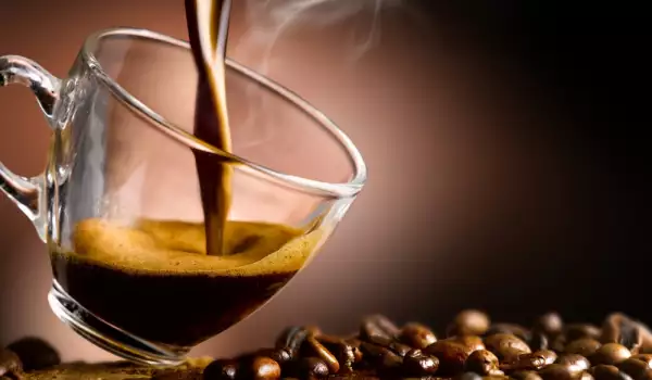 в кафето има големи количества кофеин