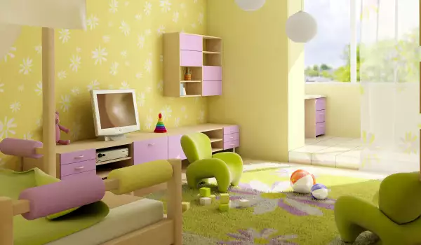 подходящи цветове за детската стая