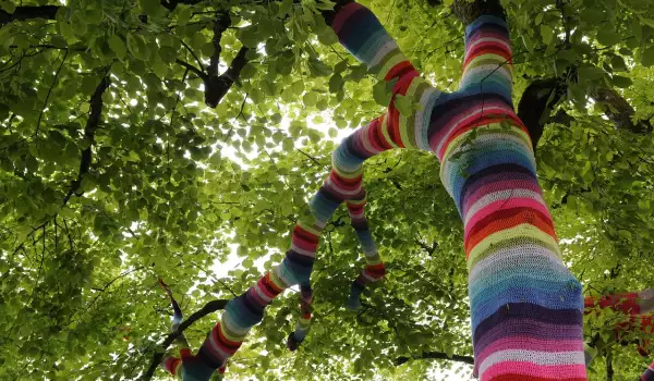 Yarn bombing - какво е